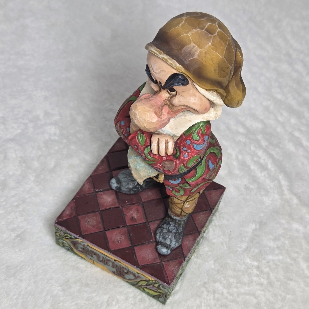 Disney Grumpy Figurine in Red, Yellow, Green, Brown and Black - Picture 6 of 9